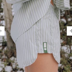 Daily drills green striped set